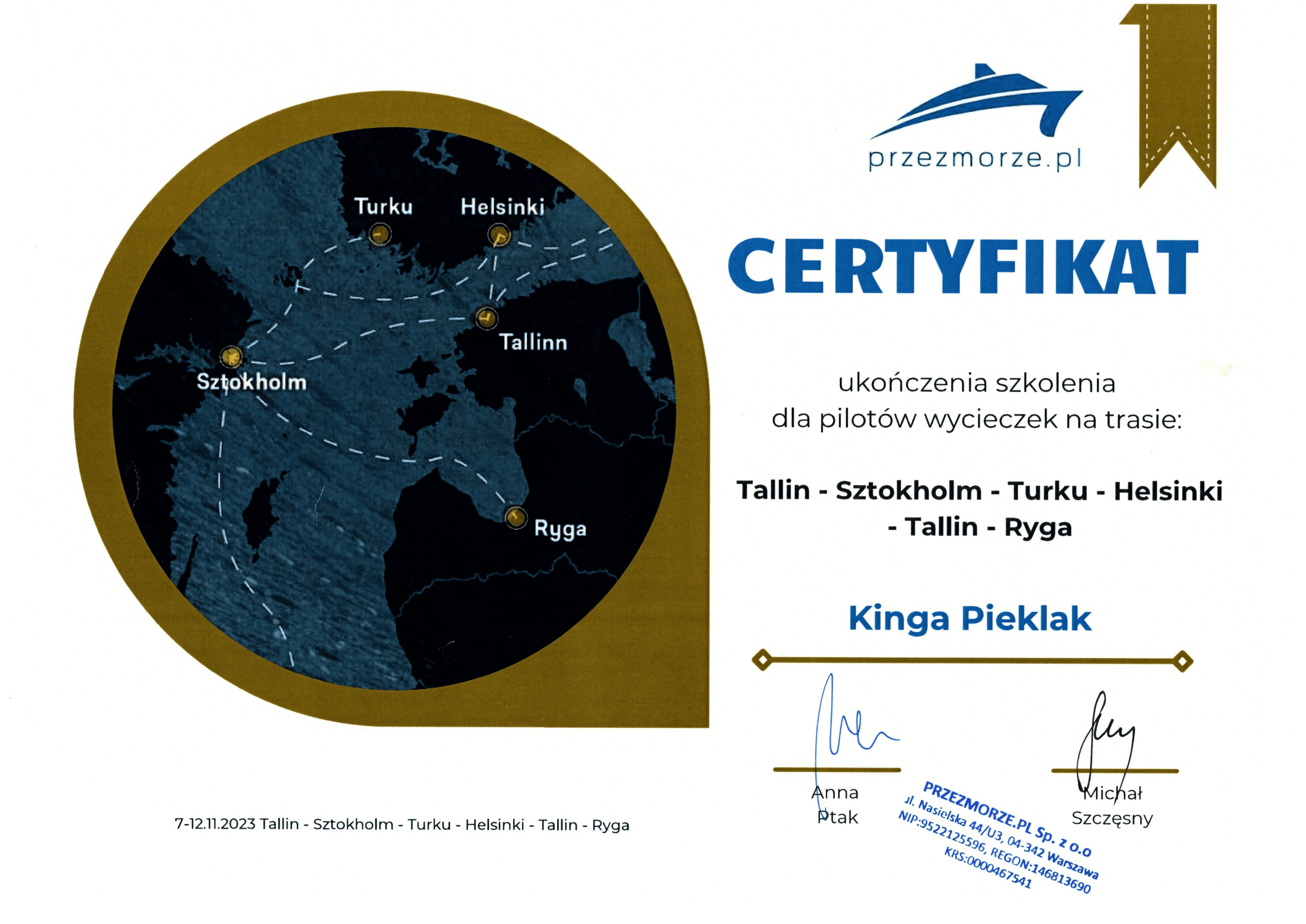 Szkolenie dla pilotów 